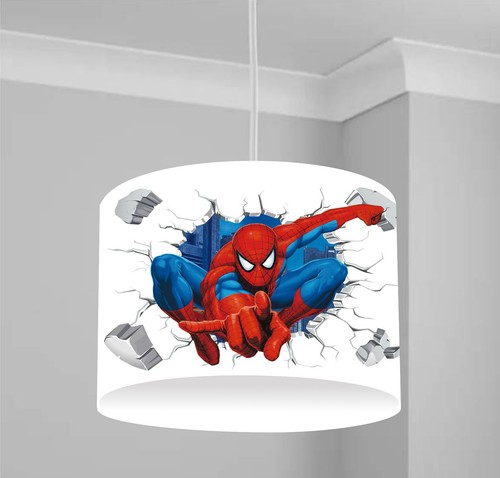 Spiderman ceiling drum light - spiderman, b