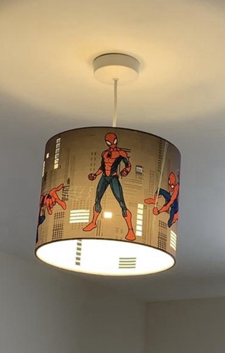 Spider man pendant light - light, shade
