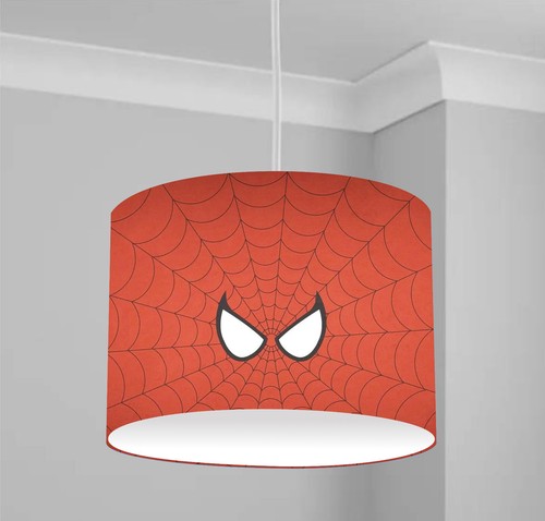 Spiderman face ceiling drum - face,