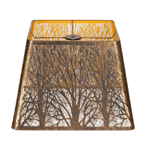 Square fillet metal lampshade - square,