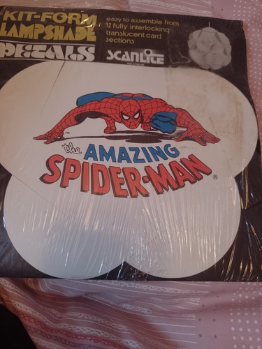 Spiderman lightshade vintage - spiderman,