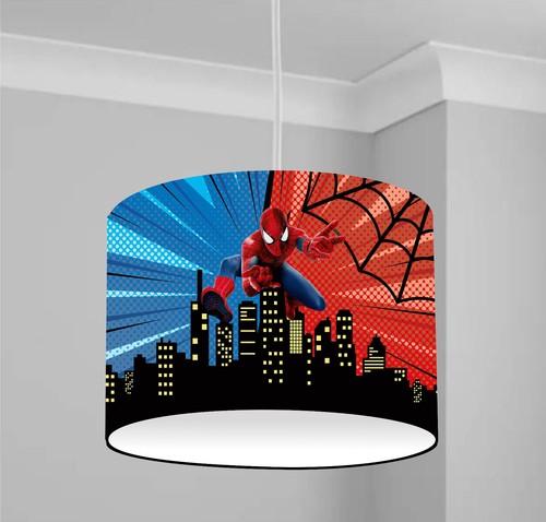 Spiderman ceiling drum light - drum,